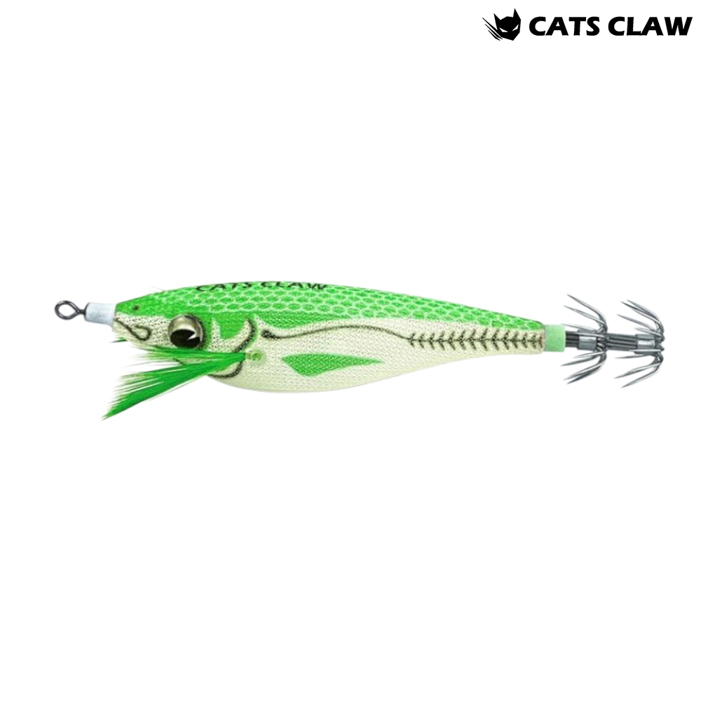 캣츠크로우 쿠잉에기 쭈꾸미 갑오징어에기 04 그린, 7.3cm - 메인 이미지