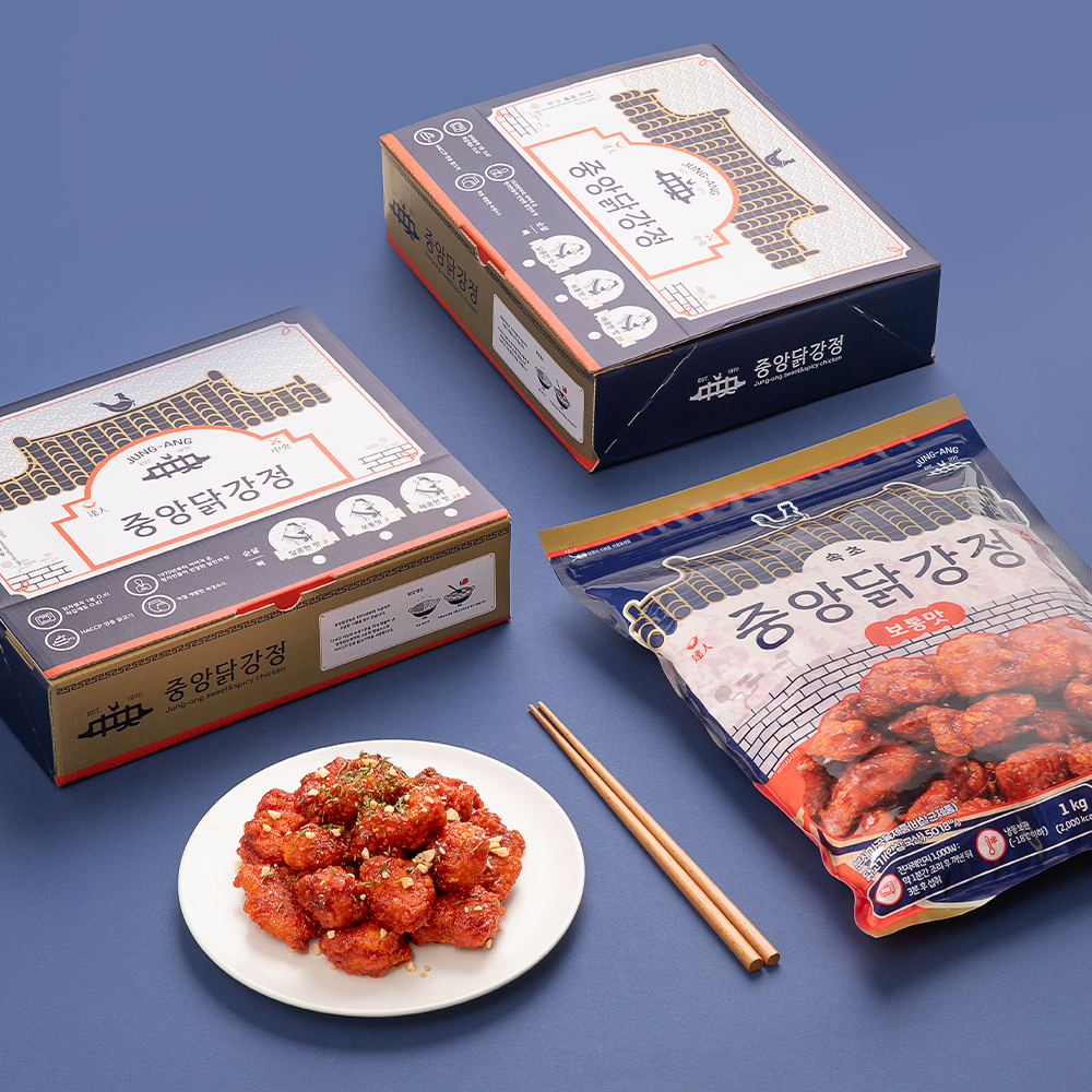 [중앙닭강정]순살닭강정 보통맛 1kg - 상세 이미지 3