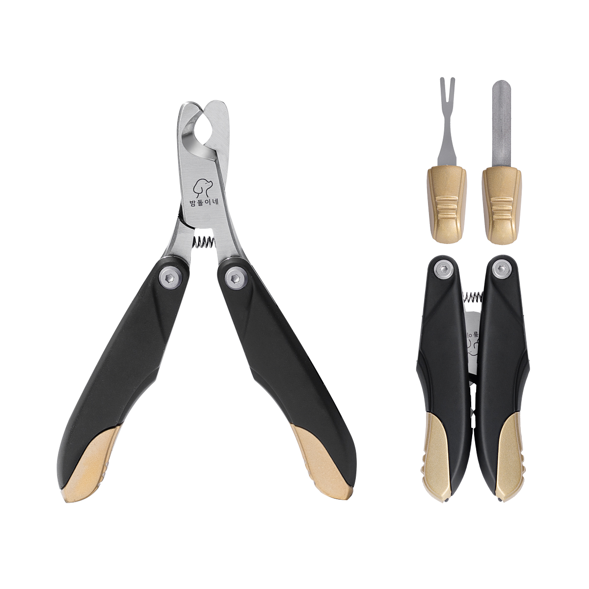 밤돌이네 다용도 접이식 강아지 발톱깎이 고양이 애견 반려동물 손톱깎이 네일버퍼