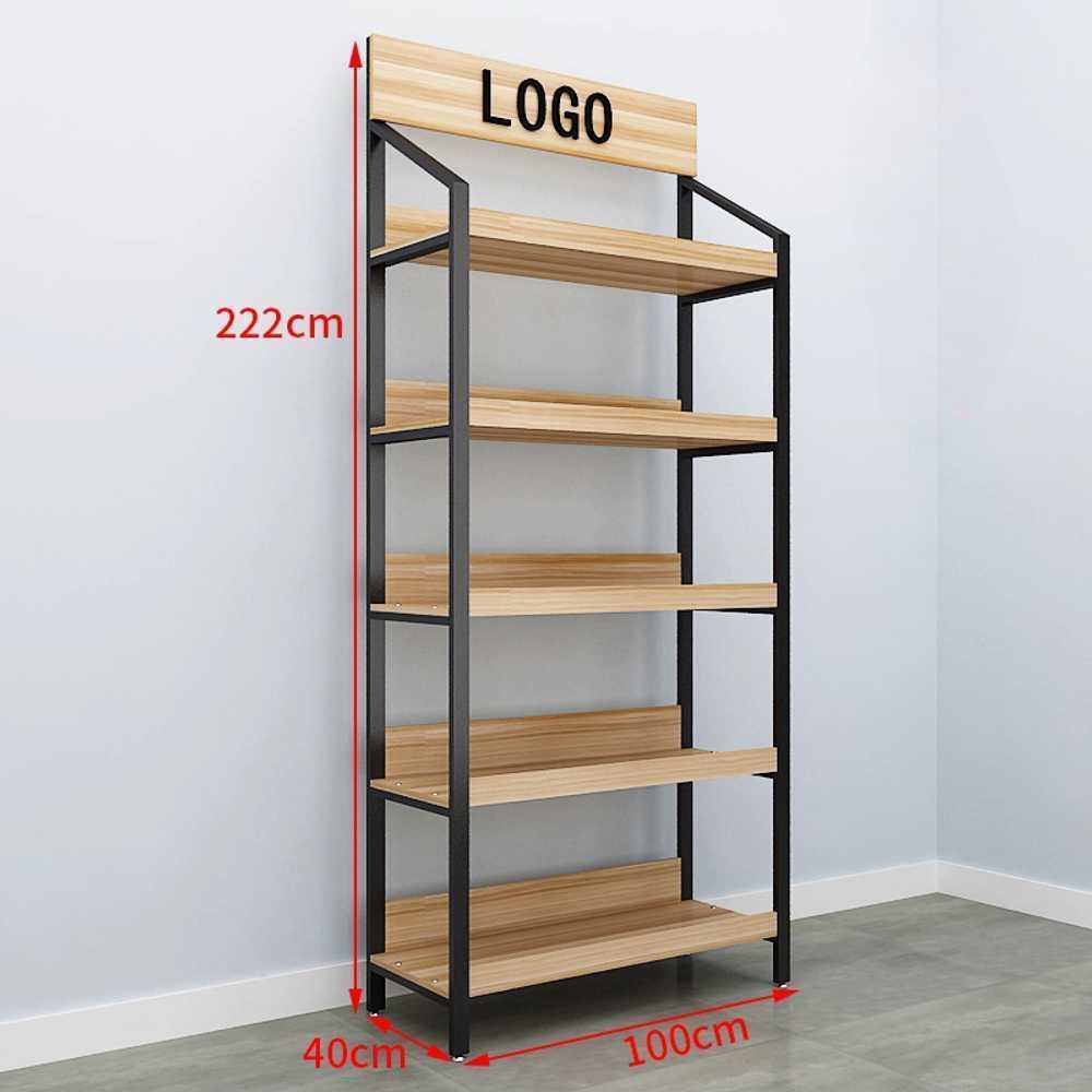 매장 과일 매대 진열용 다단 선반 상점 디스플레이대 경사 + 4단 120x40x180cm - 상세 이미지 5