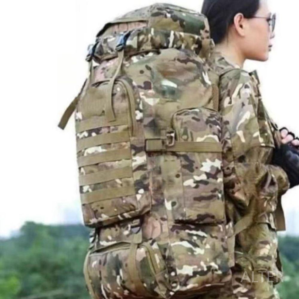 이삿짐 가방 대형 이불 배낭 트래킹 백패킹 백팩 등산 군장 수화물 대용량 CP 위장-80L - 상세 이미지 2