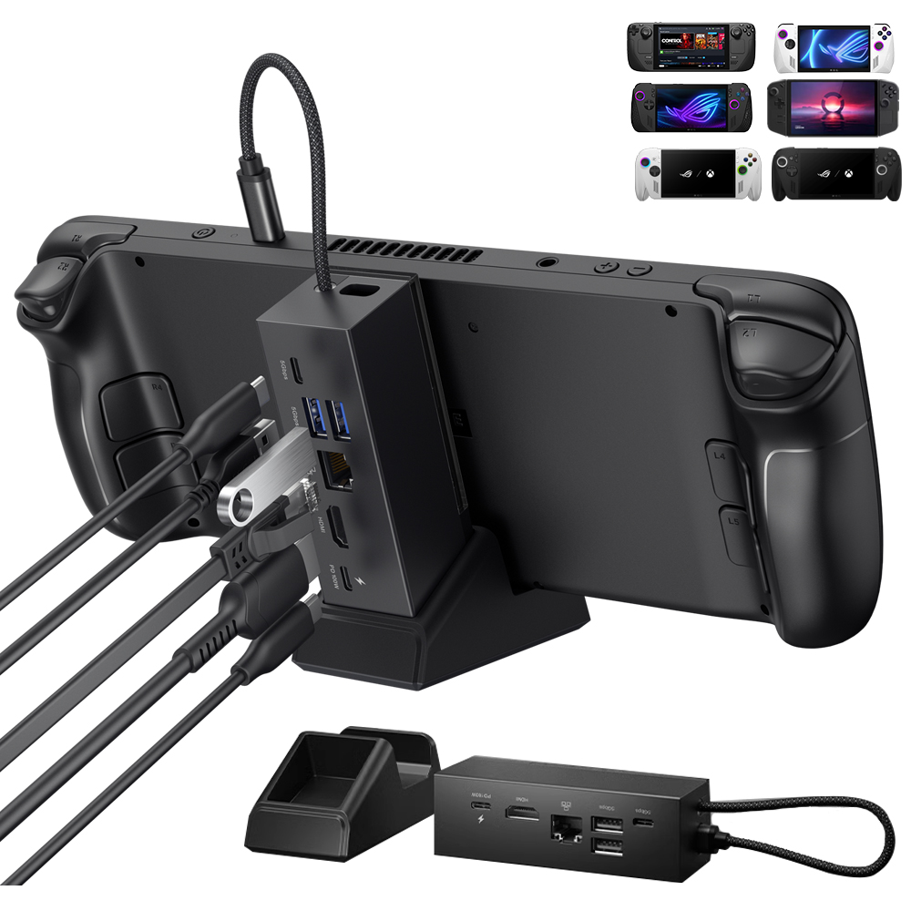 스팀덱 독 모듈러 도킹스테이션 JSAUX ROG XBOX ALLY 리전고 UMPC - 상품 이미지