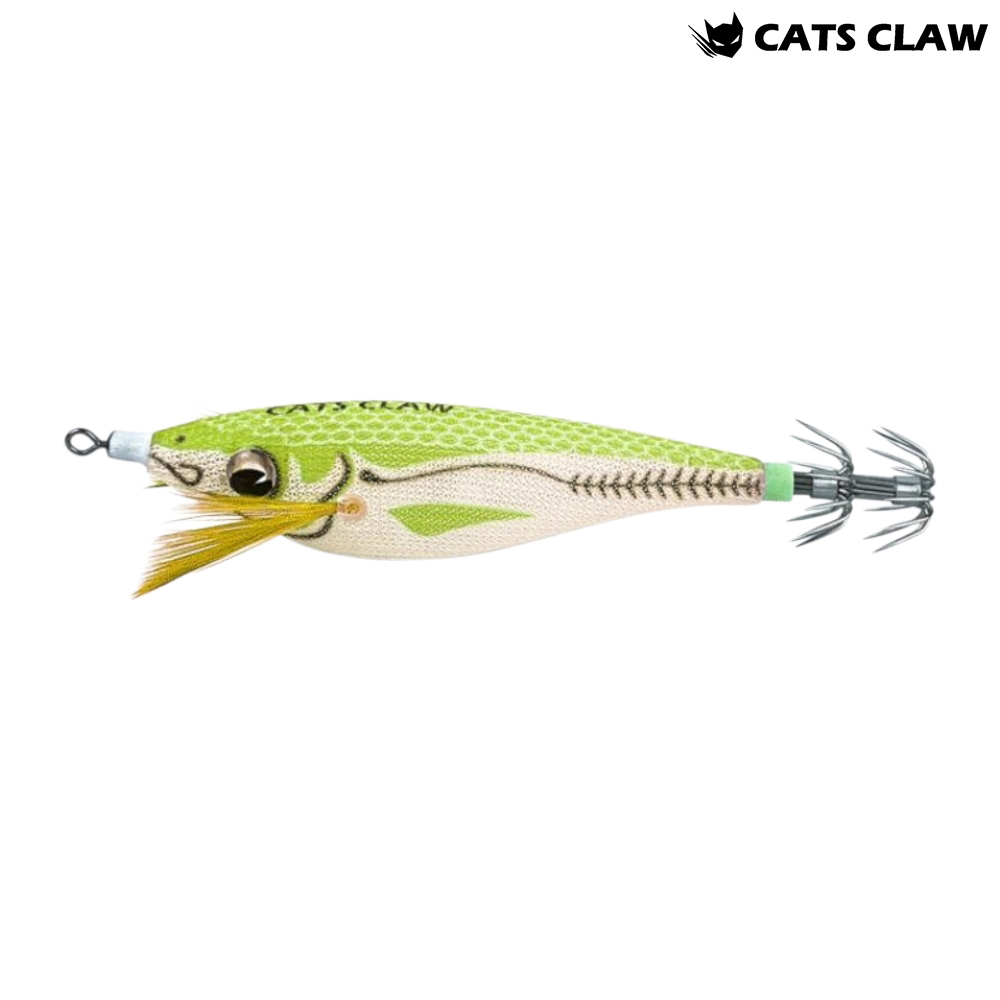 캣츠크로우 쿠잉에기 쭈꾸미 갑오징어에기 02 옐로우, 7.3cm - 메인 이미지