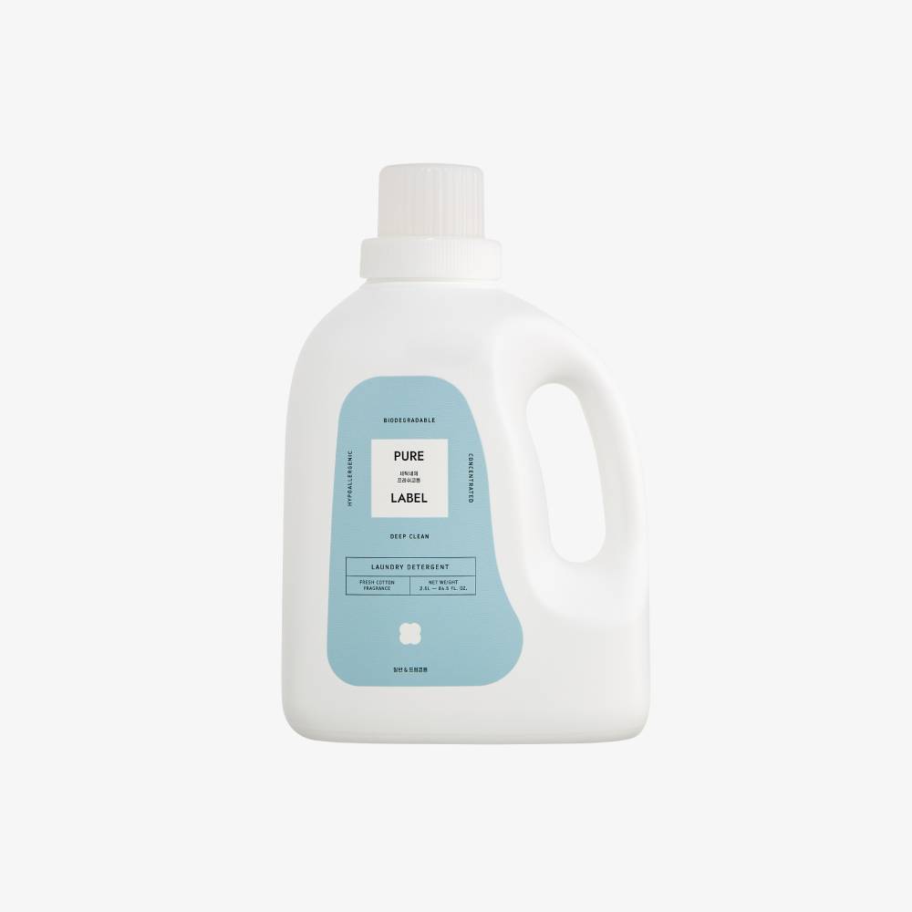 퓨어라벨 세탁세제 프레쉬코튼 본품 2.5L - 메인 이미지
