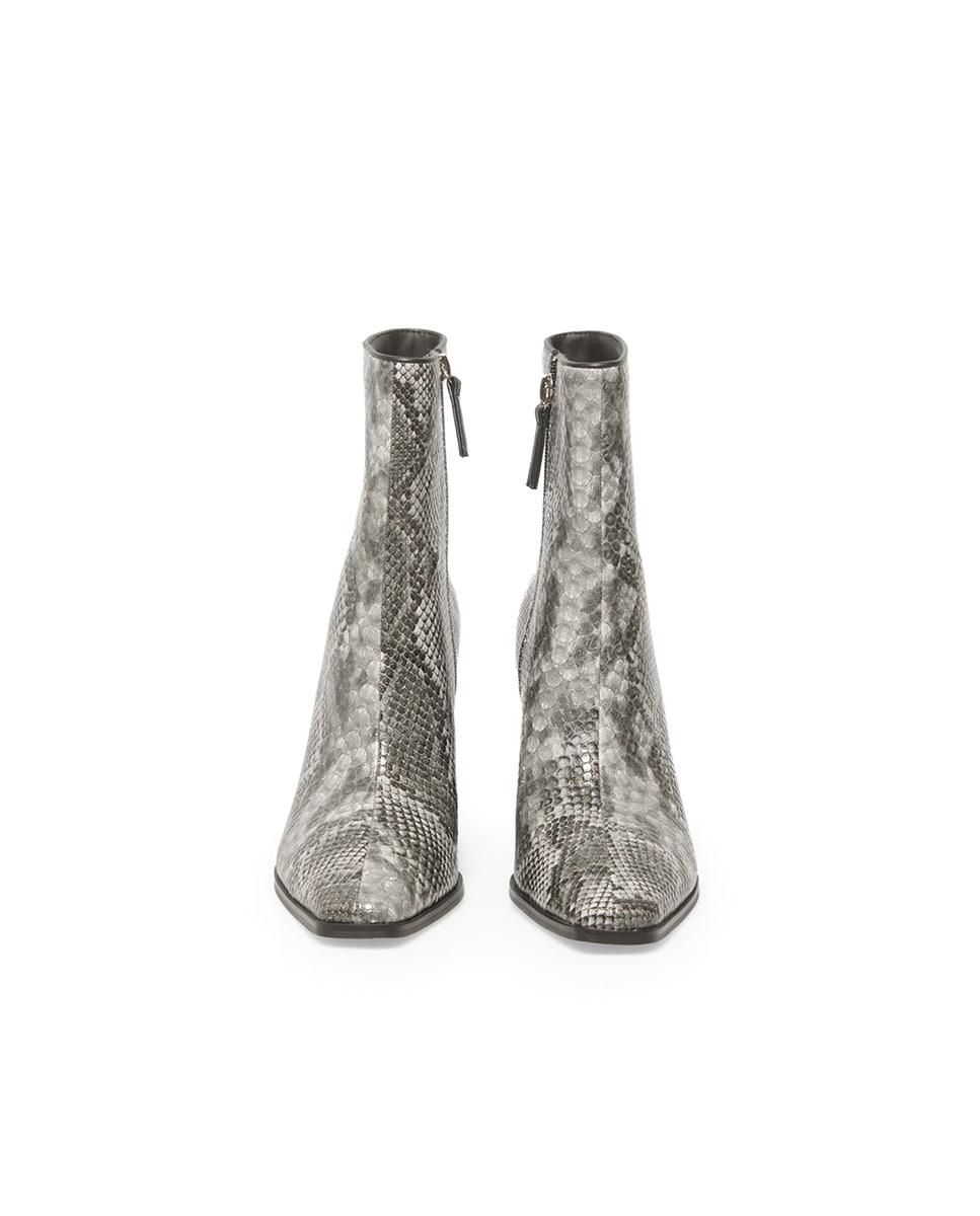 스페라 애니멀 프린트 청키힐 미들부츠 58760004620 GRIS - 상세 이미지 3