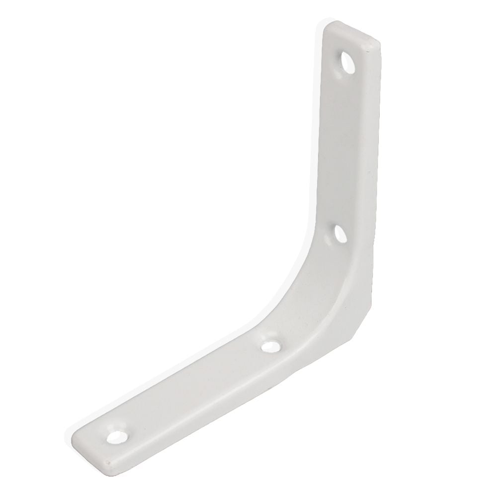 벽 선반 받침대 ㄱ 브라켓 화이트 100x100mm 벽걸이 - 메인 이미지