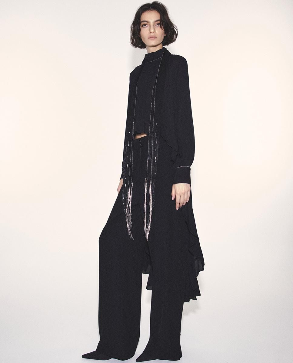 스페라 포멀 스트레이트 버튼 슬랙스 팬츠 56205104278 NEGRO - 상세 이미지 3