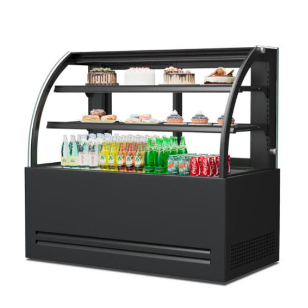 제빵쇼케이스 3단 라운드형 음료수 베이커리 케익쇼케이스 900 뒷문형 : 신일N위시웨이