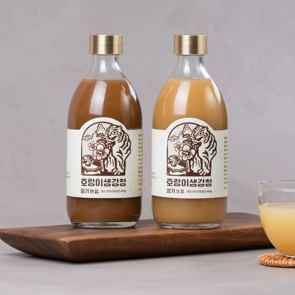 팔팔호랑이 생강청 생강차 생강진액 450g