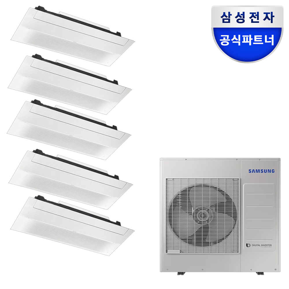 삼성 무풍 인피니트 라인 시스템 에어컨 전국 기본설치비 포함 천정형 5실, 108.1㎡, 단배관 - 상품 이미지