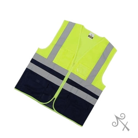 [컬러웨이브OEM]캔캔토토 야광 반사 메쉬 안전조끼 그린 XL 축구조끼