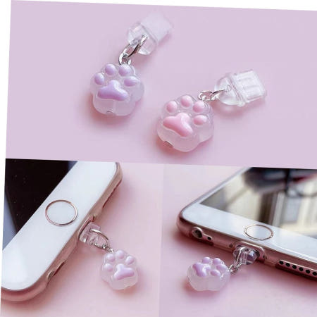 유유존 휴대폰액세서리 댕바닥충전단자보호캡 C타입 8핀 먼지방지 마개 커버