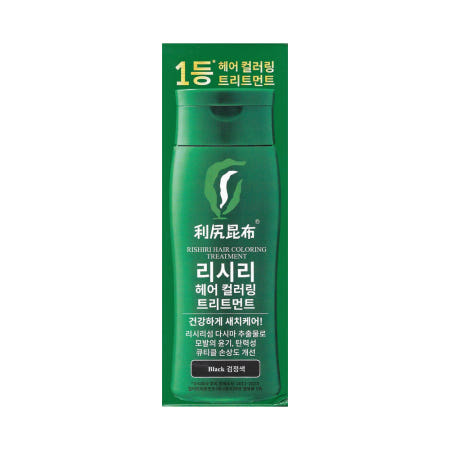 리시리 헤어 컬러링 트리트먼트 200g 검정색 1개 / 써클