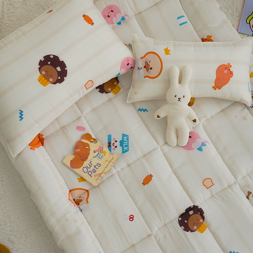 브레드이발소 텐셀 모달 100%  키즈 어린이 두꺼운 유아 아기 토퍼