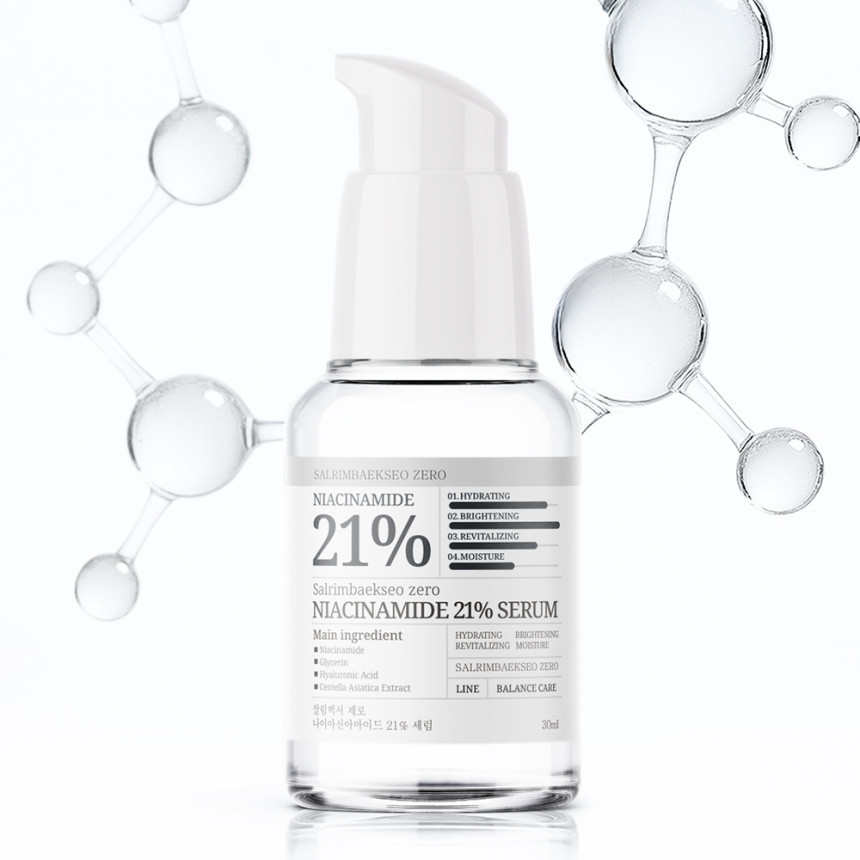 살림백서 제로 나이아신아마이드 21% 세럼 30ml 비타민B3 모공세럼 화이트닝 잡티 사진 5