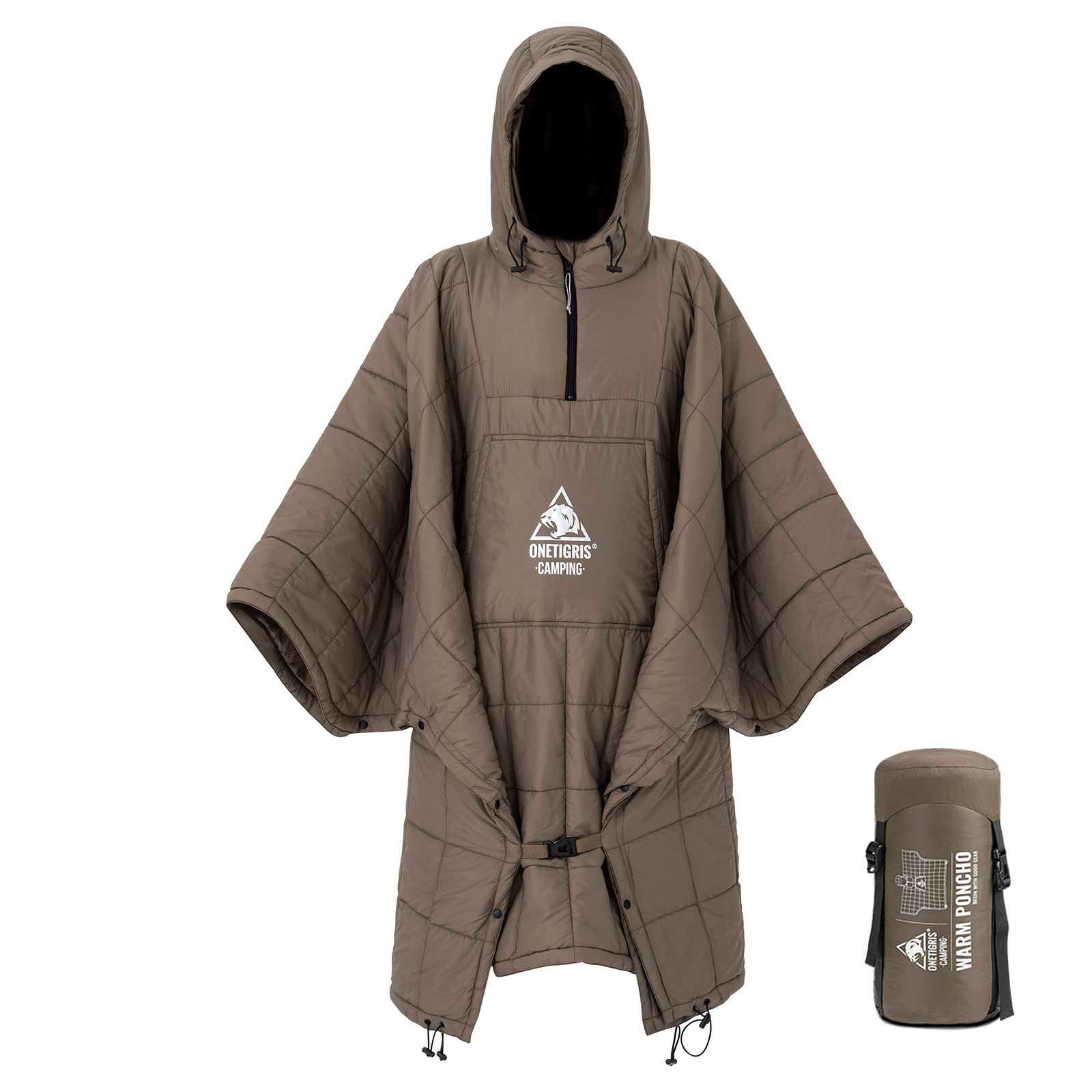 원티그리스 캠핑 아웃도어 후드 판초 망토 블랭킷 보온 단열 3M 신슐레이트