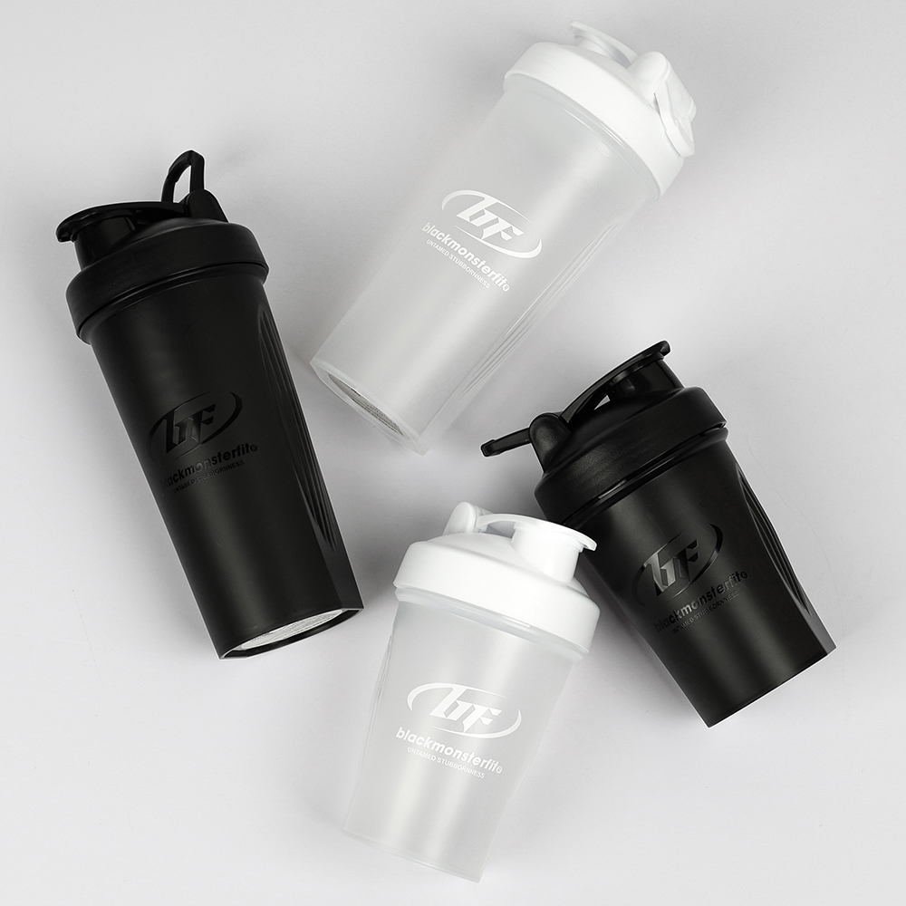 블랙몬스터핏 헬스 운동 물통 휴대용 물병 미니 쉐이크통 단백질 쉐이커보틀 400ml - 상세 이미지 2