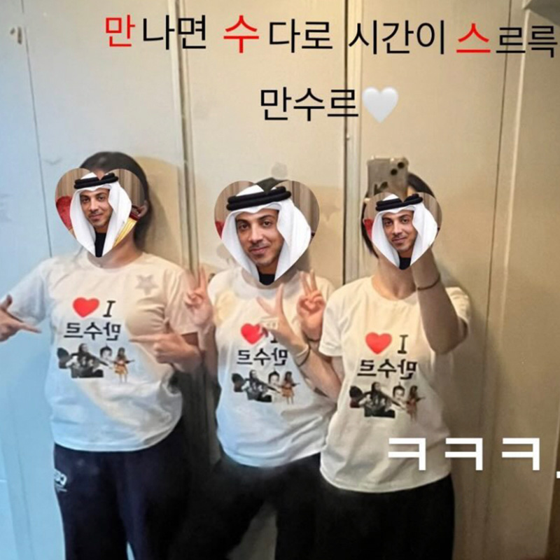 [기본인쇄포함] 가족 티셔츠 주문 제작 여행 패밀리룩 소량 가족사진 30수 라운드 반팔 - 상세 이미지 5
