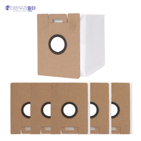 [호환]차이슨 디베아 ONESTEP 무선청소기 클린스테이션 부품 먼지봉투 5매 대한우리필터