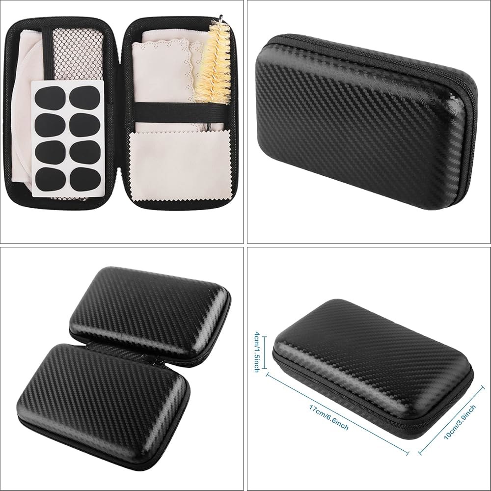 색소폰 청소 키트, 케이스 및 클라리넷 플루트 트럼펫 악기, 8PCS 마우스피스 쿠션, 브러시 마이크로파이버 청소용 천 베이지 Beige - 상세 이미지 2