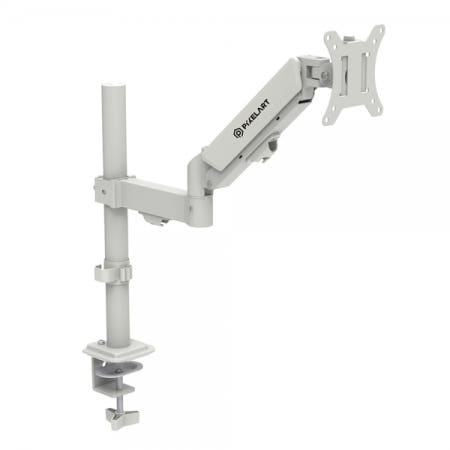 픽셀아트 스탠디아 P100 폴타입 싱글 모니터암 화이트