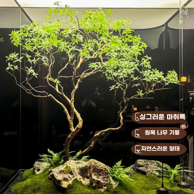 인조 녹색식물 대형 조경 장식 화분 실내외 인테리어 - 상세 이미지 5
