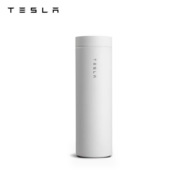 Tesla 정품 테슬라 텀블러 650ml 양면 스테인리스 보온 검정 - 상품 이미지