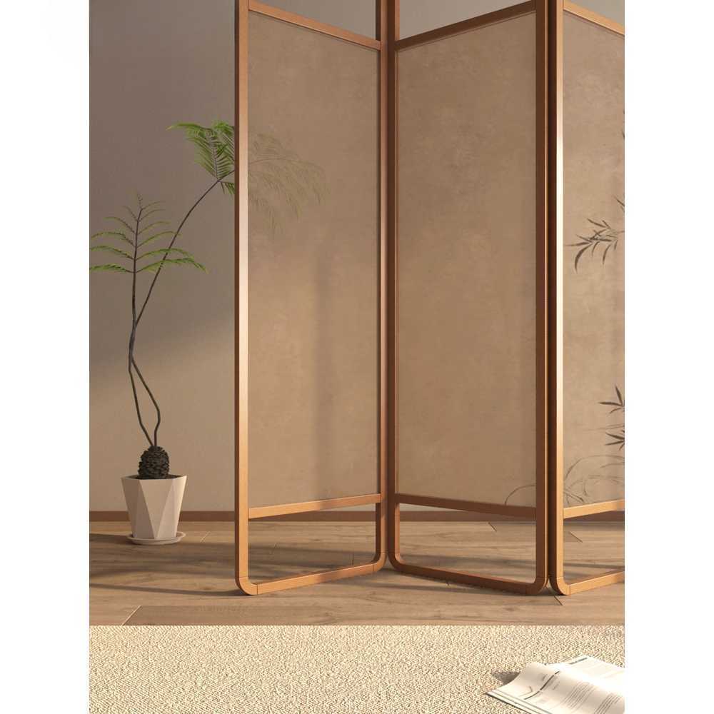 수공예 자수 병풍 전통문양 인테리어용 접이식 장식품 50x190cm 오크(4패널) - 상세 이미지 4