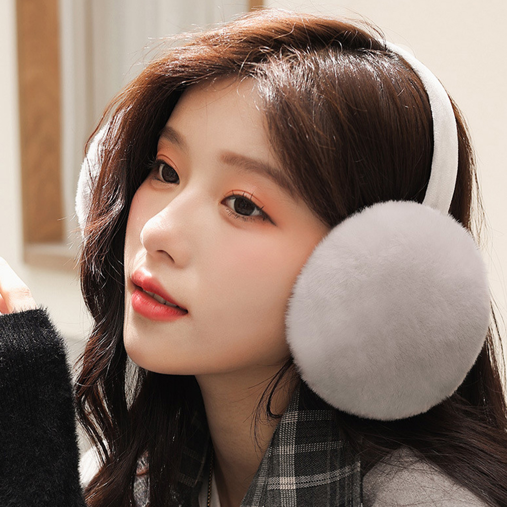 겨울 귀마개 여자캠핑 털 귀마개 귀도리 귀싸개 - 상세 이미지 5