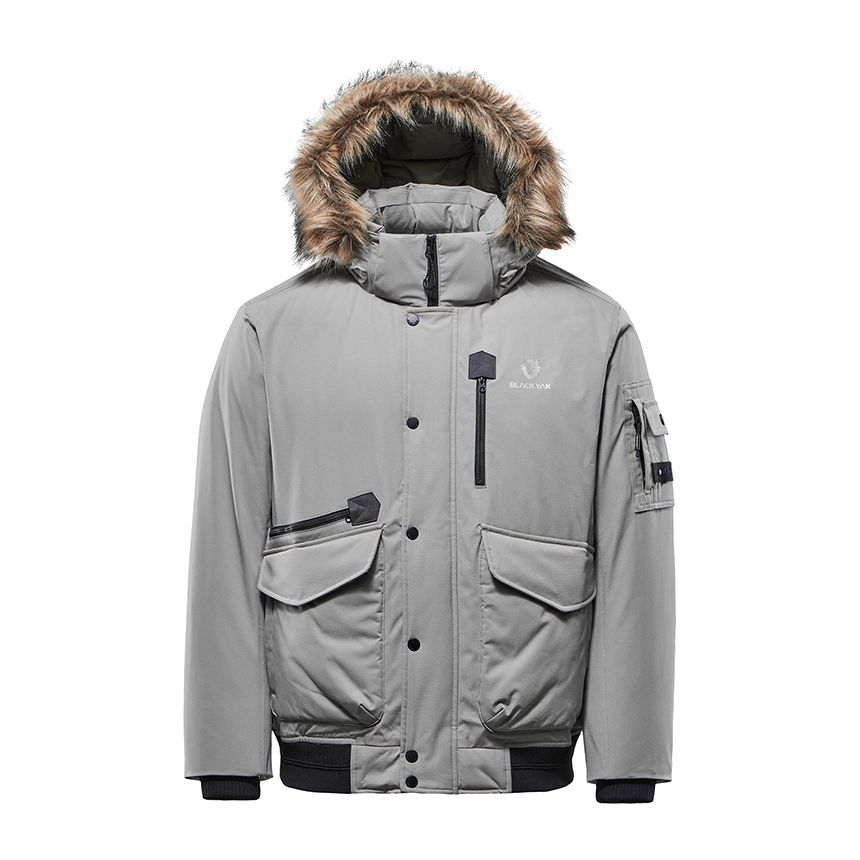 남자 숏패딩 오리털 봄버 파카 다운점퍼