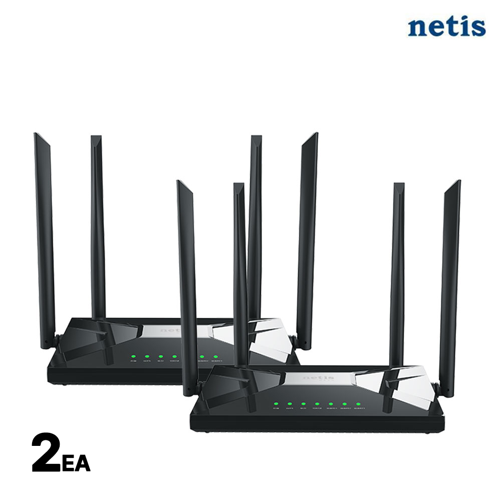 netis MEF01 AC1200 Mesh 와이파이 공유기 유무선 인터넷 WiFi 증폭 3년 A/S 2PACK - 상품 이미지