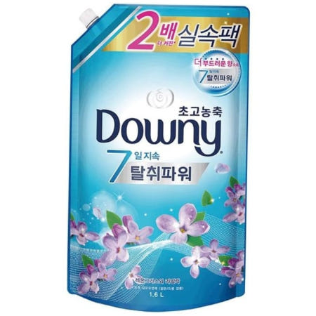 라일락향 다우니 섬유유연제 리필 레몬그라스와 1.6L