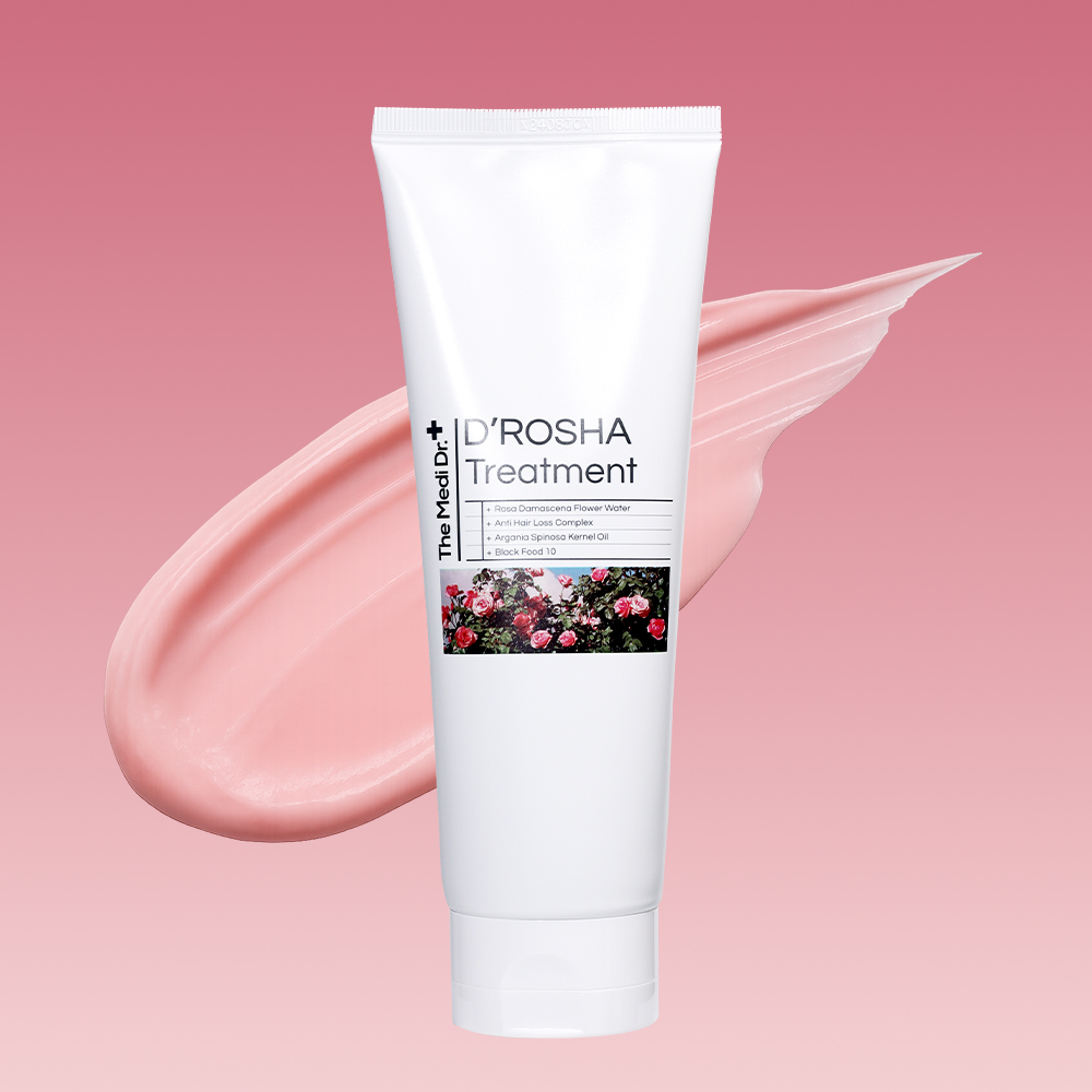 약산성 맥주효모 카페인 탈모기능성 / 디로샤 트리트먼트 로즈, 250ml, 1개 - 메인 이미지