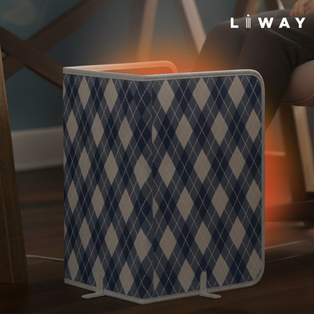 발난로 접이식 무소음 히팅패드 전기난로 사무실 전기히터 355