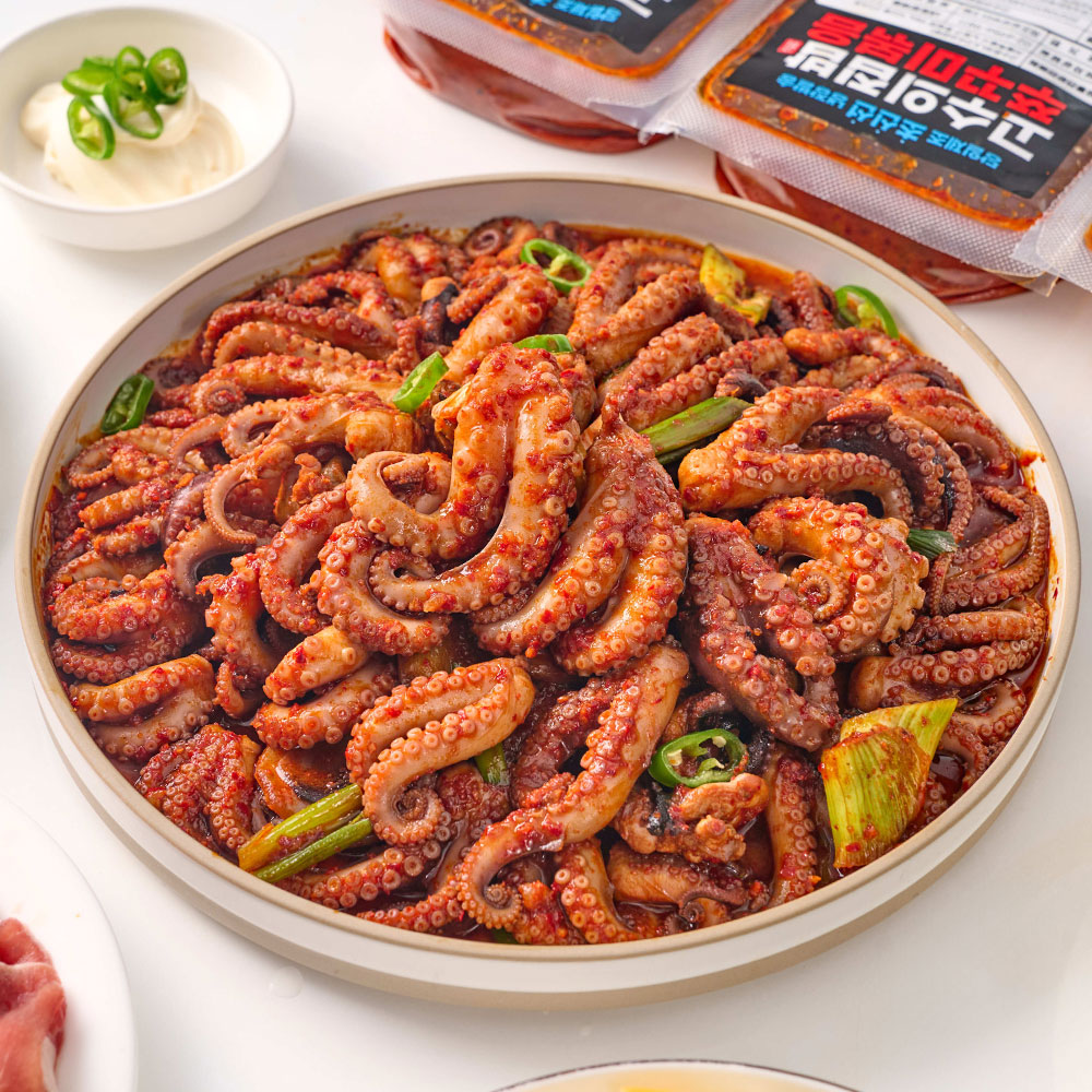 초신선 냉장발송 쭈꾸미볶음 보통맛 350g, 4개 - 상세 이미지 5