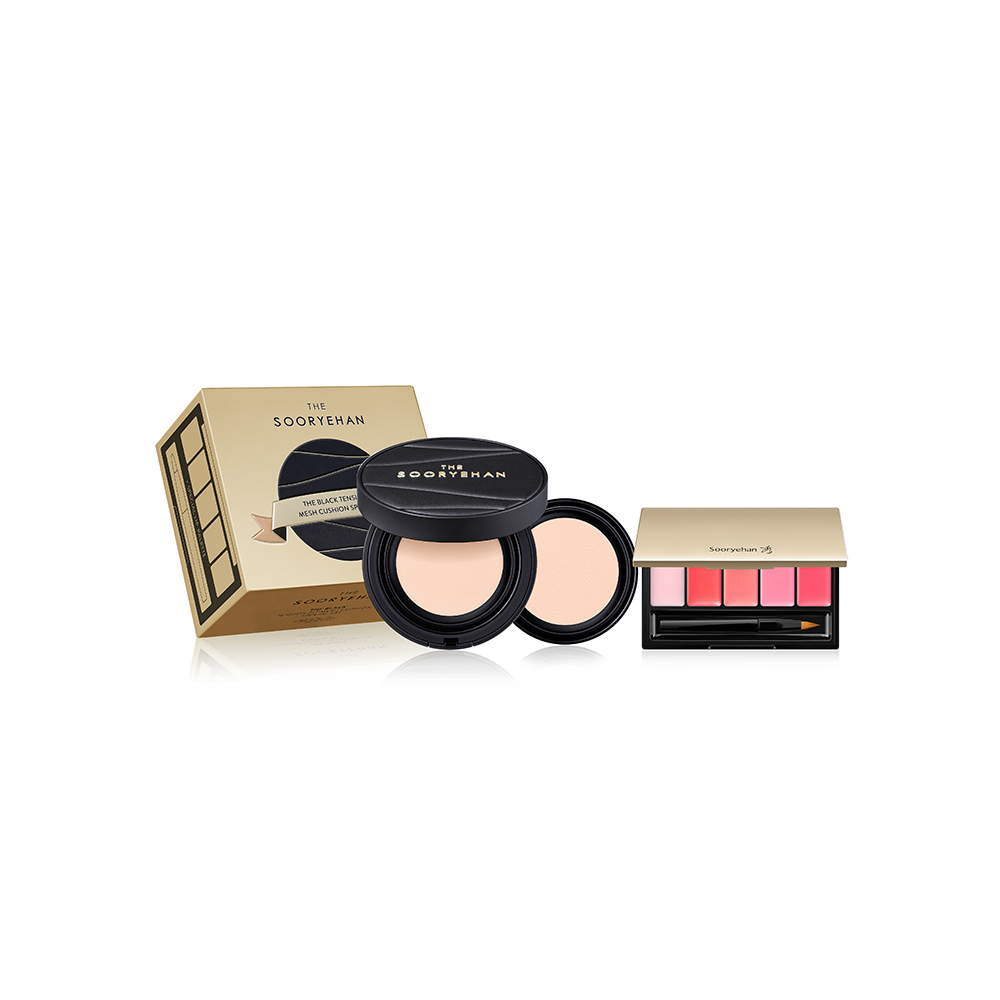 수려한 더 블랙 텐션 핏 메쉬쿠션 13g (SPF 50+/PA+++) 이미지 8