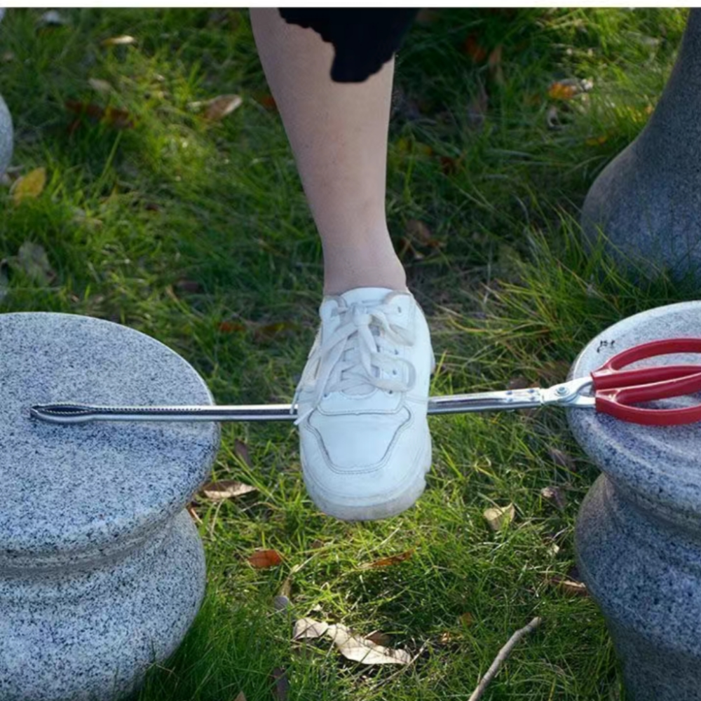 청소 쓰레기 줍는 악어 집게 긴 만능 뱀집게 숯불 52cm - 상세 이미지 5