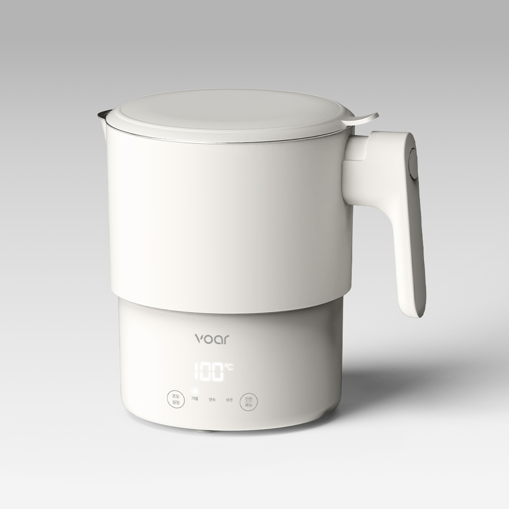 보아르 이지 전기포트 C 휴대용 분유포트 접이식 여행용 커피 햇반 올스텐 제품 이미지