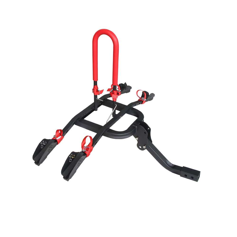 후미형 자전거 캐리어 차량 트렁크 브라켓 거치대 2대용 자전거 거치대(25cm) - 상품 이미지