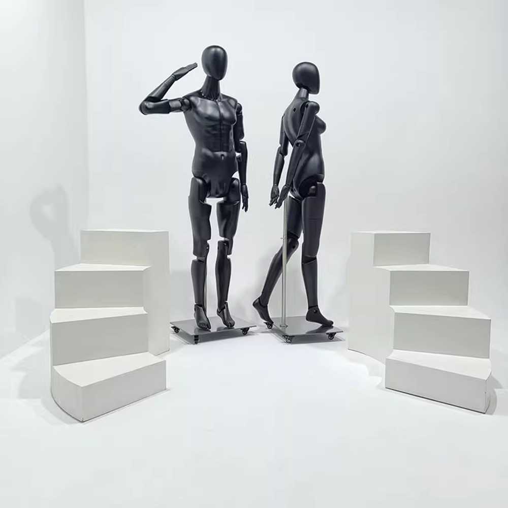 매장 구체관절 마네킹 의류 진열용 포즈 디스플레이 A형 스킨-남성 - 상세 이미지 4