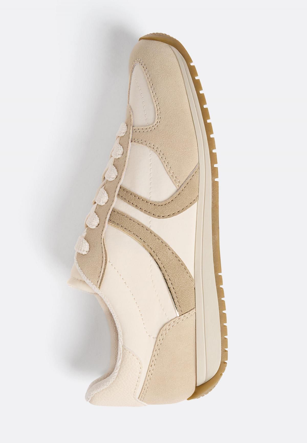 스트라디바리우스 레트로 테크니컬 베이지 로우탑 스니커즈 9518/670 BEIGE - 상세 이미지 5