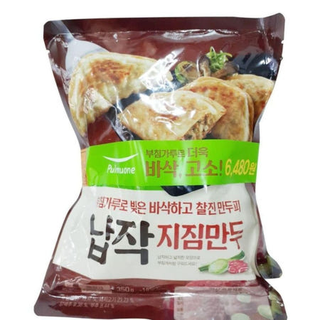 풀무원식품(주) 풀무원식품 납작 지짐만두 350Gx2입