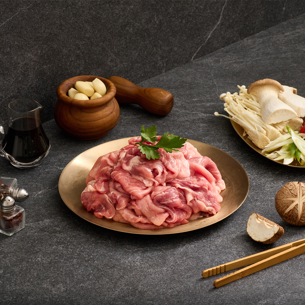 알찬팜 제주 흑돼지 뒷다리살 불고기용 500g, 1개 - 상세 이미지 2