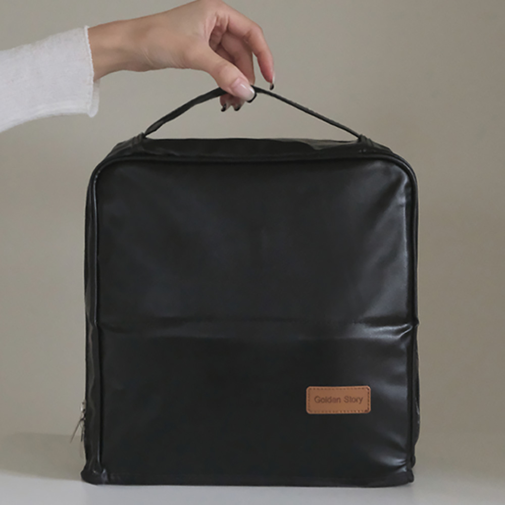 거울포함 캐리어결합 메이크업 파우치 - 상세 이미지 5