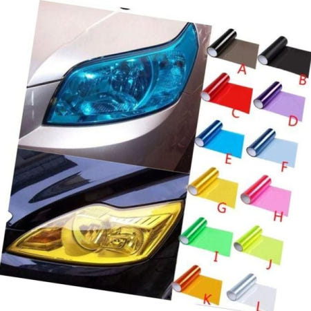 상향등 헤드라이트필름 자동차 안개 미등 필름 스티커 랩 등