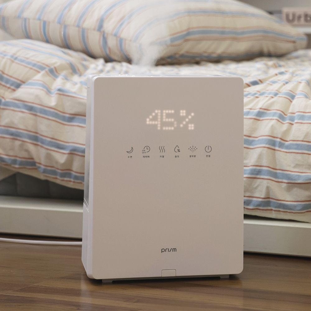 프리즘 크레모아 스퀘어 미스트 복합식 가습기 자동습도 간편세척 4.2L
