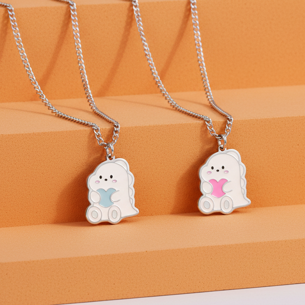 공룡 써지컬 미아방지 목걸이 용띠 아기 유아 어린이