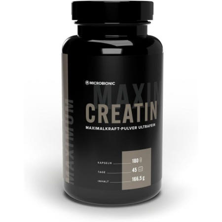 Besuche den MICROBIONIC-Store [해외]MICRONIC 마이크로닉의 크레아틴 I 180캡슐 고용량: 모노하이드레이트 일일 제공량 3,200mg 200메쉬의 급 입자 크기 완전 채식주의자 [B0F1FWD36K]