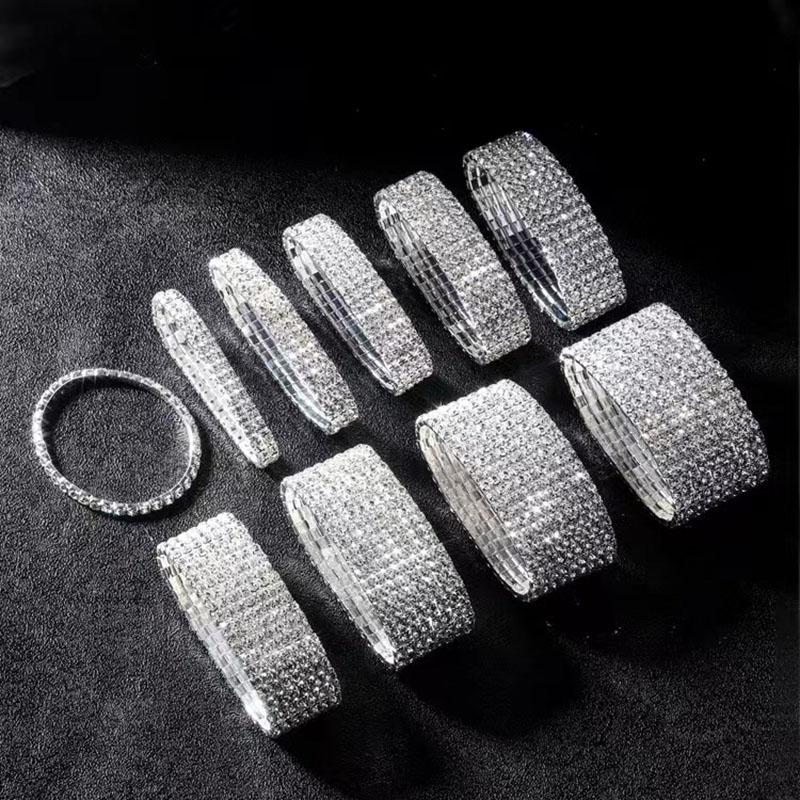 팔찌 줄 악세사리 여성 축제 방울 은도금 반짝반짝 팔지 여성팔찌 여자팔찌 실버 도금 5단 - 상세 이미지 3