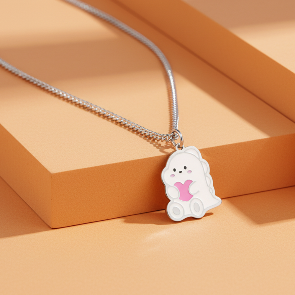 공룡 써지컬 미아방지 목걸이 용띠 아기 유아 어린이